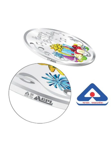 Precious Moments Happy Birthday Silver Coin Of 20 Gram in 999 Purity