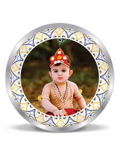 Precious Moments Personalised BIS Hallmarked New Born Baby Boy Silver Coin Of 20 Gram in 999 Purity / Fineness by ACPL