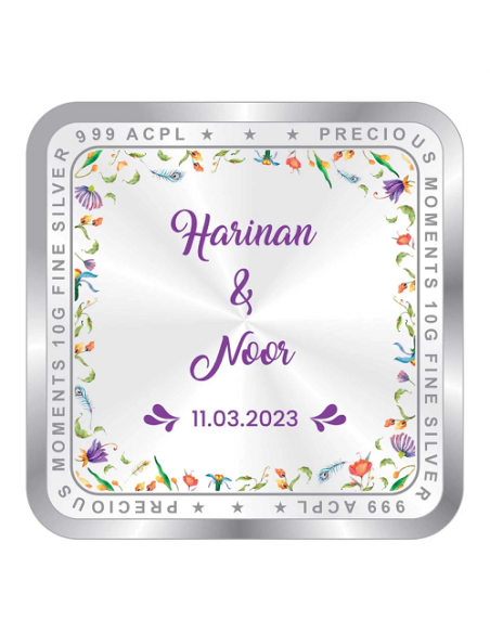 Precious Moments Personalised BIS Hallmarked Wedding Anniversary Silve