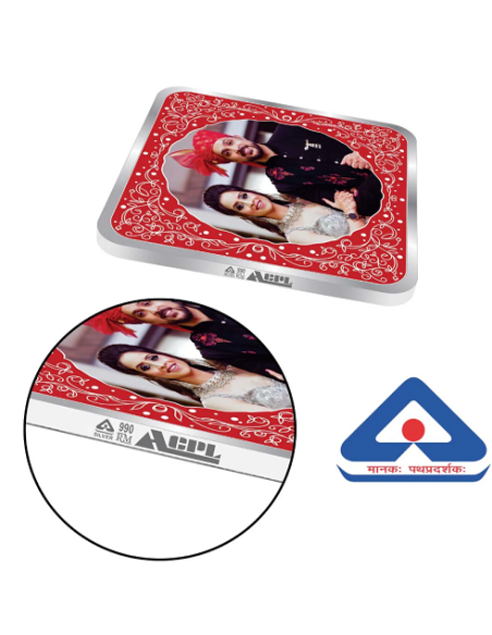 Precious Moments Personalised BIS Hallmarked Wedding Anniversary Silver Coin Of 50 Gram in 999 Purity / Fineness By ACPL