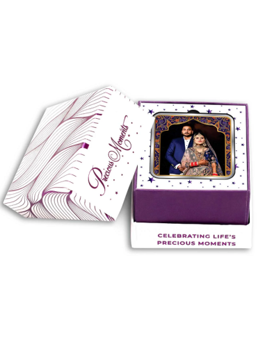 Precious Moments Personalised BIS Hallmarked Wedding Anniversary Silver Coin Of 10 Gram in 999 Purity / Fineness By ACPL