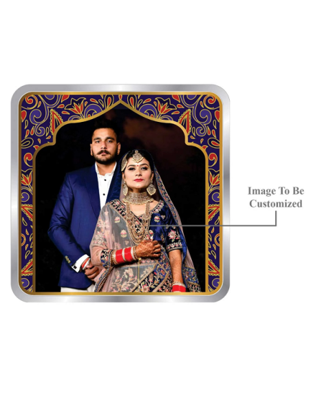 Precious Moments Personalised BIS Hallmarked Wedding Anniversary Silver Coin Of 20 Gram in 999 Purity / Fineness By ACPL