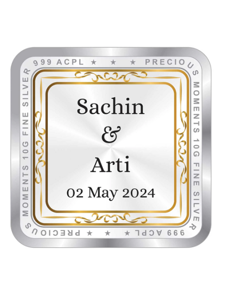 Precious Moments Personalised BIS Hallmarked Wedding Anniversary Silve