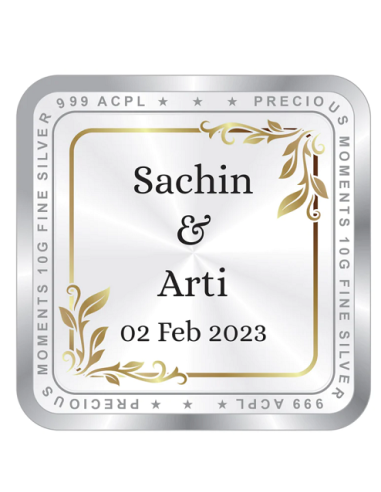 Precious Moments Personalised BIS Hallmarked Wedding Anniversary Silve