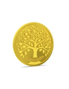 Aspect Bullion Kalpvruksha Gold Coin Of 8 Grams in 24 Karat 995 Purity