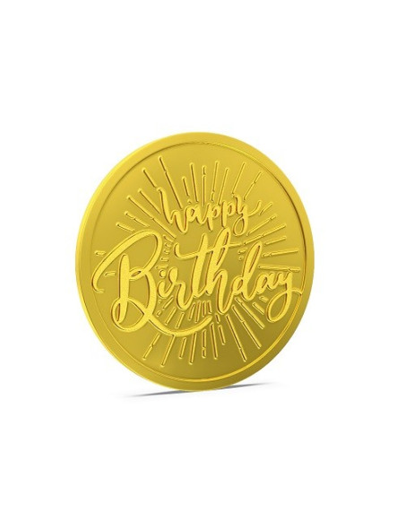 Aspect Bullion Happy Birthday Gold Coin Of 10 Grams in 24 Karat 995 Pu