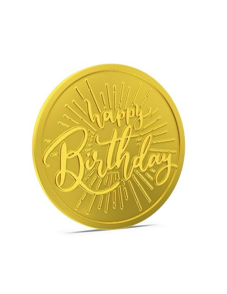 Aspect Bullion Happy Birthday Gold Coin Of 20 Grams in 24 Karat 995 Pu
