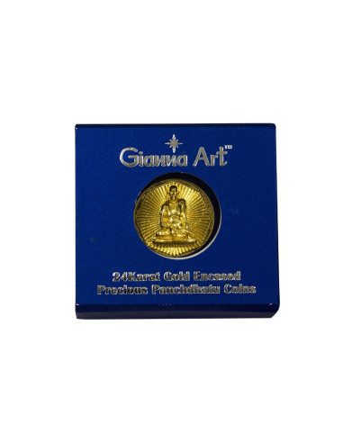 Swami Samrtha Panchdhatu Coins Fusion of Gold Silver Copper Tin and Zinc