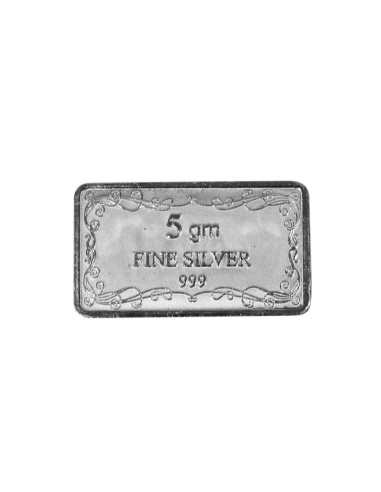 Happy Wedding Silver Note Of 5 Gram in 999 Purity