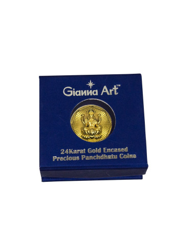 Laxmi Panchdhatu Coins Fusion of Gold Silver Copper Tin and Zinc