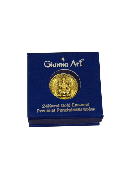 Laxmi Panchdhatu Coins Fusion of Gold Silver Copper Tin and Zinc