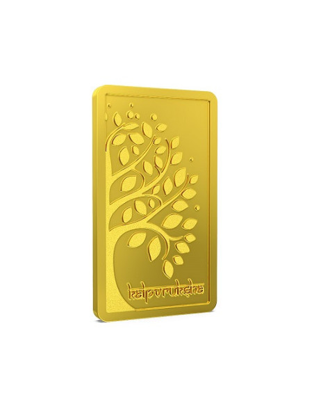 Buy Aspect Bullion Kalpvruksha Gold Bar Of 100 Grams in 24 Karat 999