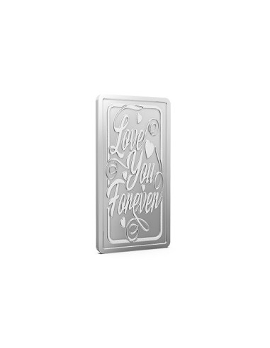 Aspect Bullion Love Forever Silver Bar Of 10 Grams in 24 Karat 999 Purity / Fineness