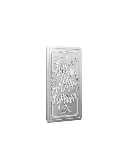 Aspect Bullion Love Forever Silver Bar Of 10 Grams in 24 Karat 999 Purity / Fineness