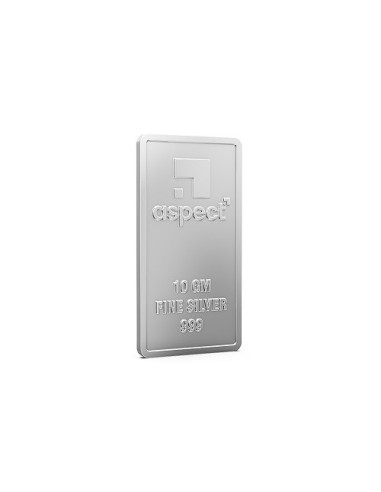 Aspect Bullion Love Forever Silver Bar Of 10 Grams in 24 Karat 999 Purity / Fineness