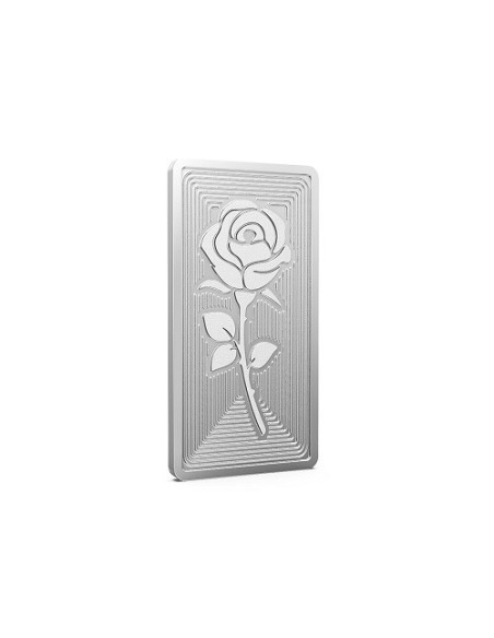 Aspect Bullion Rose Silver Bar Of 100 Grams in 24 Karat 999 Purity / F