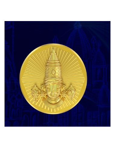 Balaji Panchdhatu Coins Fusion of Gold Silver Copper Tin and Zinc By Gianna Art