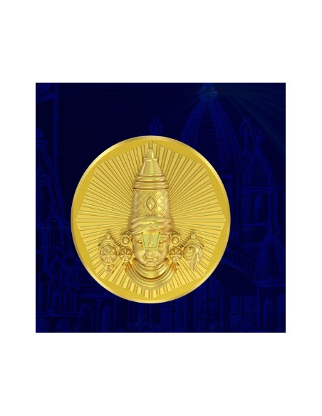 Balaji Panchdhatu Coins Fusion of Gold Silver Copper Tin and Zinc