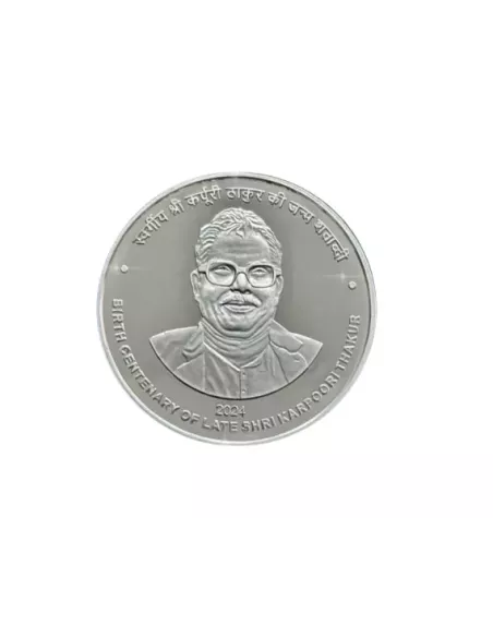 100 Rupees India Govt. Mint  Birth Centenary Of Late Shri Karpoori Tha
