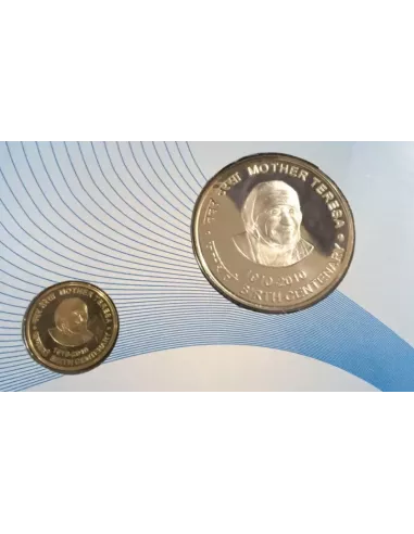 100 Rupees India Govt. Mint Birth Centenary of Mother Teresa Commemora