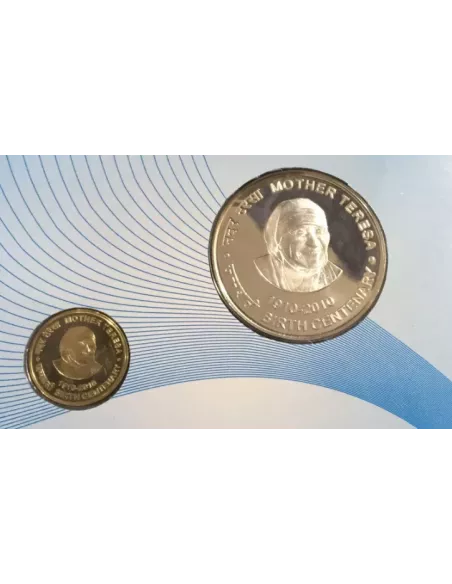 100 Rupees India Govt. Mint Birth Centenary of Mother Teresa Commemora