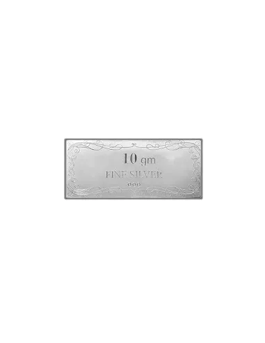Congratulation Silver Note Of 10 Gram in 999 Purity