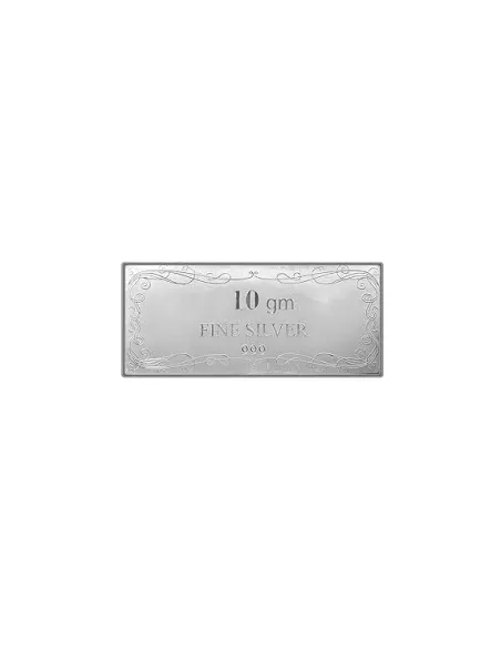 Congratulation Silver Note Of 10 Gram in 999 Purity