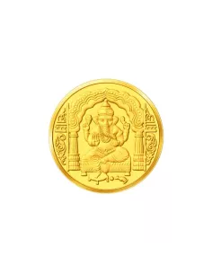 Coinbazaar Ganesh 5 gm Gold Coin 24Kt in 999 Purity