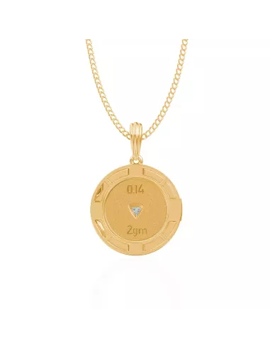 Divine Solitaires 10Kt Gold Jacket with 0.14 carats EF VVS Diamond Stu