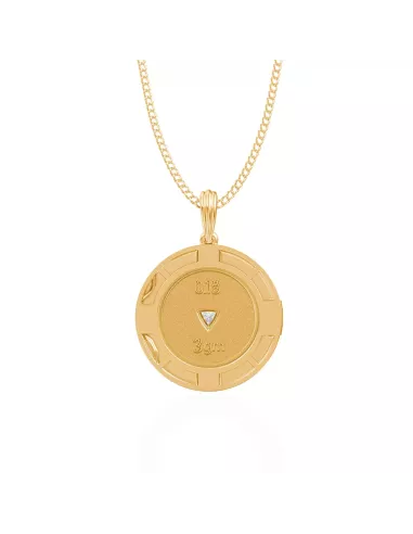 Divine Solitaires 10Kt Gold Jacket with Diamond Coin