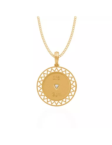 Divine Solitaires Enamel Brass Jacket with 0.18 carats EF VVS Diamond