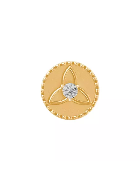 Divine Solitaires 10Kt Diamond Coin Jacket with 0.10 carats EF VVS Dia