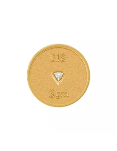 Divine Solitaires 10Kt Gold Jacket with Diamond Coin