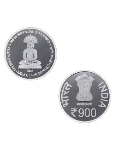 900 Rupees India Govt. Mint 2900TH Janm Kalyanak of Parshvanath Bhagwa