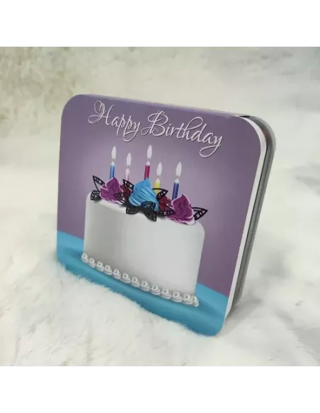 Omkar Mint Happy Birthday Silver Coin of 20 Grams in 999 Purity Fineness