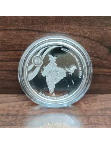 Omkar Mint National Symbols Of India Silver Coin 10 gm each in 999  Purity Set of Four