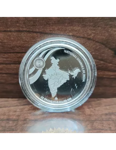 Omkar Mint National Symbols Of India Silver Coin 10 gm each in 999  Purity Set of Four