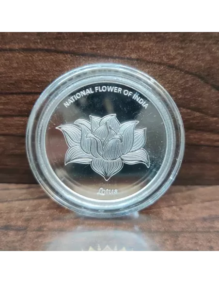 Omkar Mint National Symbols Of India Silver Coin 10 gm each in 999  Purity Set of Four