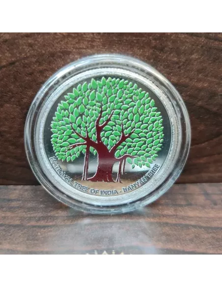 Omkar Mint National Symbols Of India Color Silver Coin 10 gm each in 9
