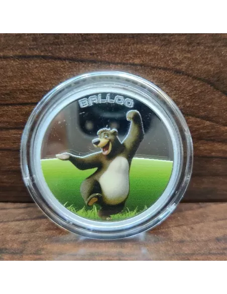 Omkar Mint The Jungle Book Color Silver Coin 10 gm each in 999 Purity