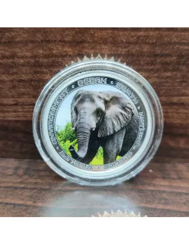 Omkar Mint Wild Life Series Color Silver Coin 10 gm each in 999 Purity