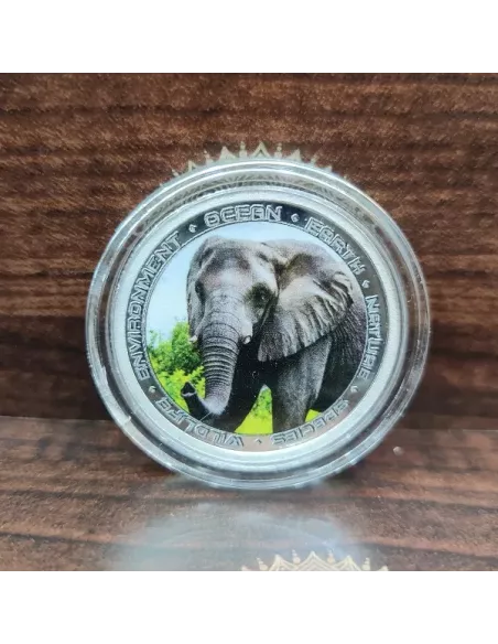 Omkar Mint Wild Life Series Color Silver Coin 10 gm each in 999 Purity