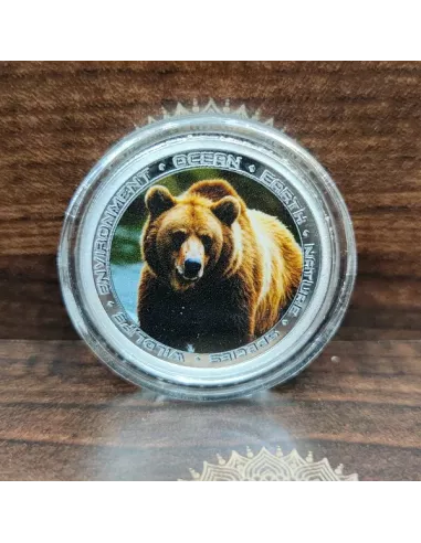 Omkar Mint Wild Life Series Color Silver Coin 10 gm each in 999 Purity