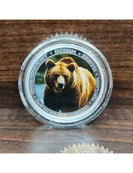 Omkar Mint Wild Life Series Color Silver Coin 10 gm each in 999 Purity