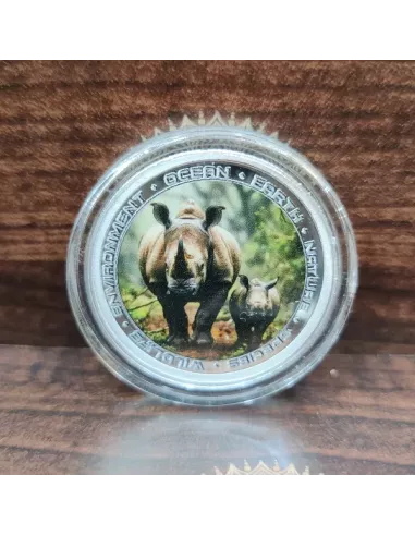 Omkar Mint Wild Life Series Color Silver Coin 10 gm each in 999 Purity