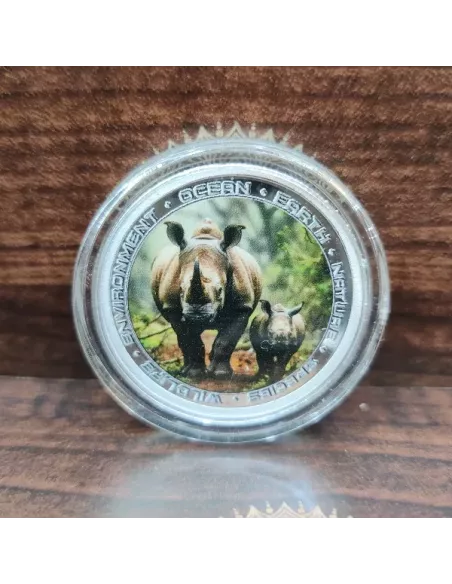 Omkar Mint Wild Life Series Color Silver Coin 10 gm each in 999 Purity