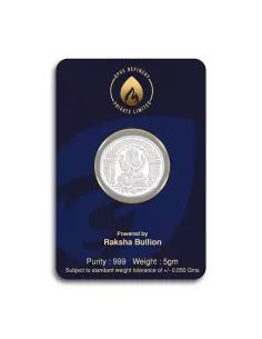 copy of RSBL Shree Ganesh Silver Coin 5 Grams in 999 Purity 24Kt/Fineness