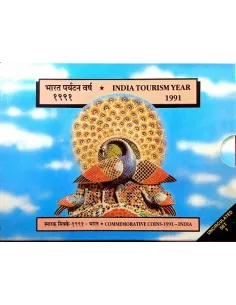 Year 1991-India Tourism Commemorative UNC 3 Coins Set