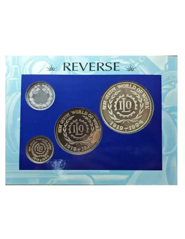 Year 1994-International Labour Organisation Commemorative Proof 3 Coin