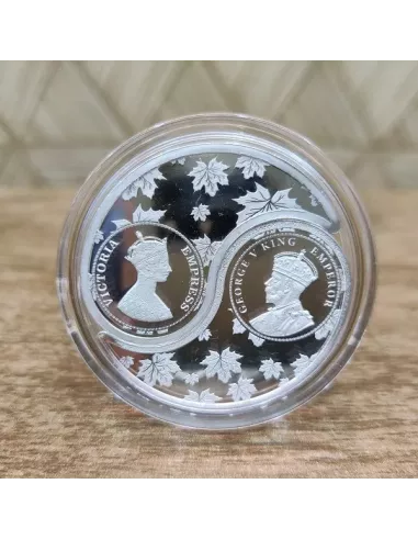 Omkar Mint Queen King Kaju Shape Silver Coin of 10 Grams  [5 grams X 2